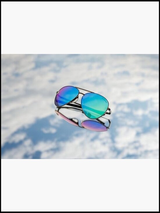 Tangle-Free Aviator Sunglasses with Shatterproof Polycarbonate Lenses